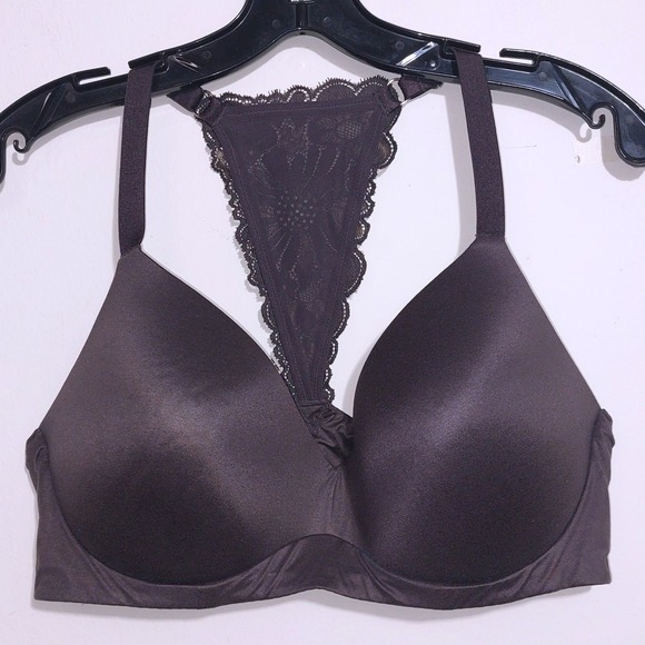 EUC Aerie Lace Smooth Real Sunnie Wireless Push Up Bra Expresso Kiss Size 38D - Picture 7 of 11